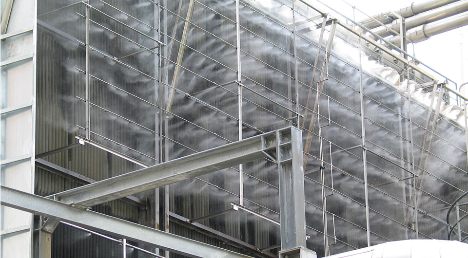 Охлаждение туманом другого оборудования и помещений